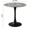 Accessible luxury slate small round table small apartment dining table tulipfor home table balcony bedroom round side table dining table