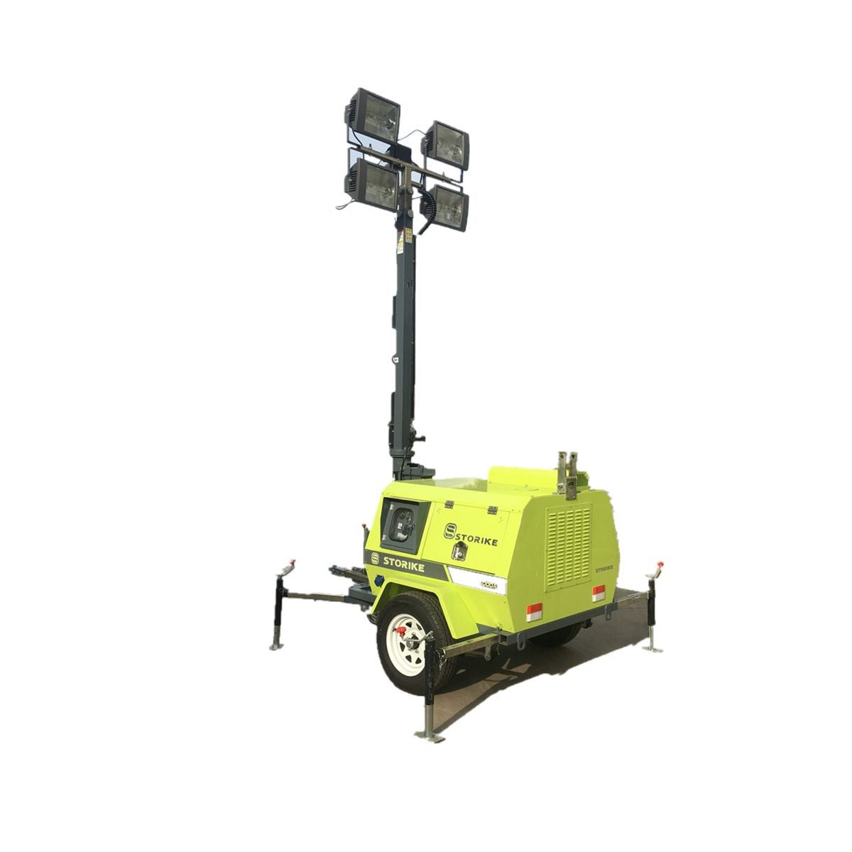 Mobile lift trailer lighting truck, the manufacturer supports customized processing, hand-pushed emergency lighting truck wholesale price