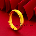 Matte gold glossy ring for women fashion glossy ring open jewelry ring glossy