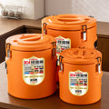 304 stainless steel insulated bucket - ideal for street vendors, outdoor camping, and commercial use (cafeterias, food trucks). keeps food hot or cold