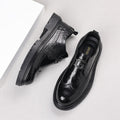 Genuine leather new men's brogue carved leather shoes - casual, business, versatile, stylish, wedding, and groom's shoes