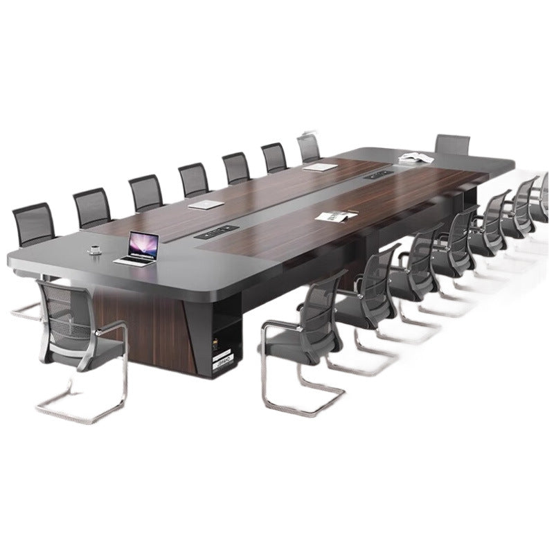 Saint li conference table and chairs negotiation table long table large office conference training table simple modern