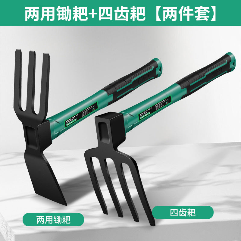 Small pickaxe multi-functional outdoor portable pickaxe, claw pickaxe, pickaxe, ax, hoe, special hoe for digging tree roots and digging grass