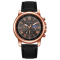 Douyin duoduo cross-border platform geneva watch women's three-eye roman belt quartz watch manufacturer spot wholesale