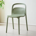 Plastic dining chair for home backrest chair smith casual chair cafe hotel negotiation chair high back dining table
