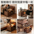 New arrival solid wood sofa side cabinet side cabinet tea cabinet living room for home coffee table side table trolley movable side table