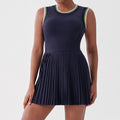 outdoor sports one-piece tennis skirt golf anti-exposure yoga breathable bottom yoga dress for women