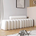 Nordic popular cloakroom bedside fabric sofa bench artistic entryway shoe changing stool creative bed end bench for home use
