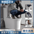 Squatting and sitting dual-purpose toilet siphon can squat or sit, large diameter, large impact, deodorizing filter, anti-clogging, dual-purpose toilet ceramic