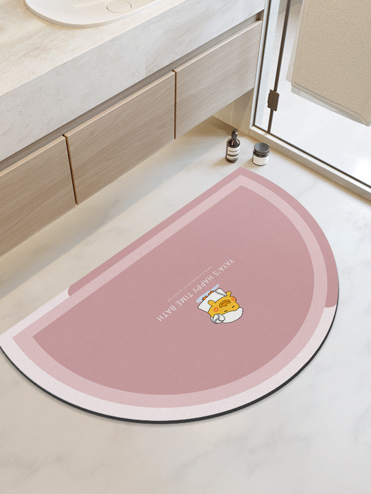 Distribute diatom mud absorbent mat bathroom floor mat toilet bathroom door step foot bath non-slipfor home