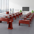Saint li bench table training table conference table paint sticker solid wood skin listening lecture table study table and chair