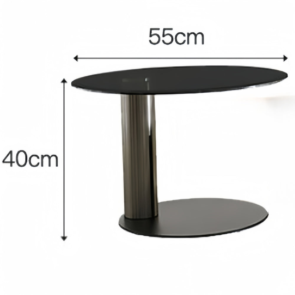 Italian normcore round flying saucer coffee table modern casual small table living room for home coffee table accessible luxuryclassy coffee table