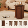Solid wood stool, stackable coffee table, bench, for home, living room combination, stackable stool, spare small stool, universal wheel