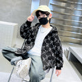 Boys' spring hooded sweatshirt -  new collection - kids' spring top - mid-to-large size - spring/autumn style - stylish and trendy for boys