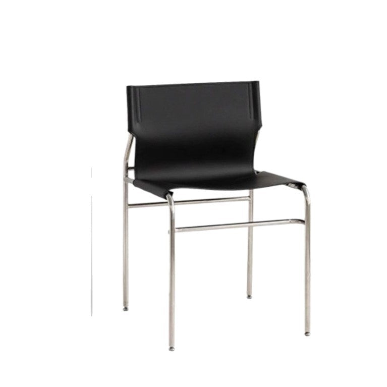 Used saddle leather chair - modern minimalist dining chair for home, living room, balcony, backrest, casual lounge, negotiation chair, office chair