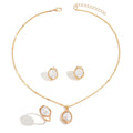 European and american cross-border french retro baroque faux pearl necklace and earring set - elegant, light luxury, high-end women's jewelry