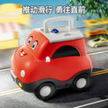 Kids' tinplate toy car set - pull-back inertia cars - birthday gift for boys - children's day gift - includes storage case