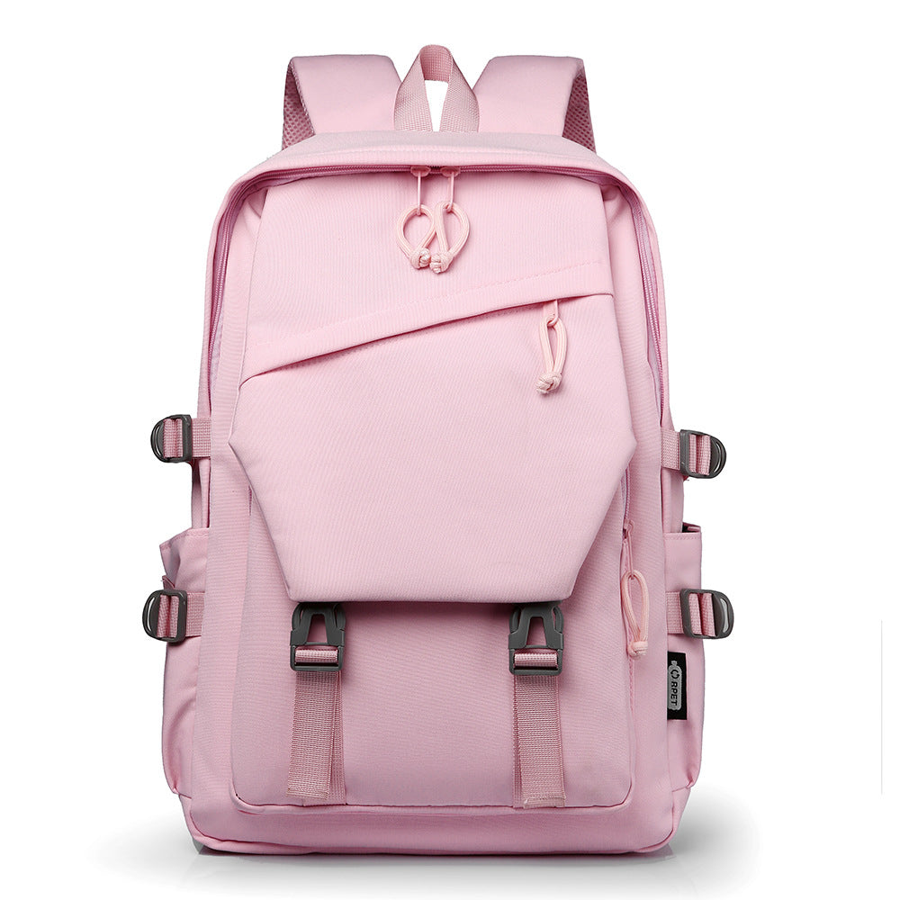 Backpack School Bag Junior High School Boys High School Students College Girls Large Capacity Computer Bag Leisure Travel Backpack