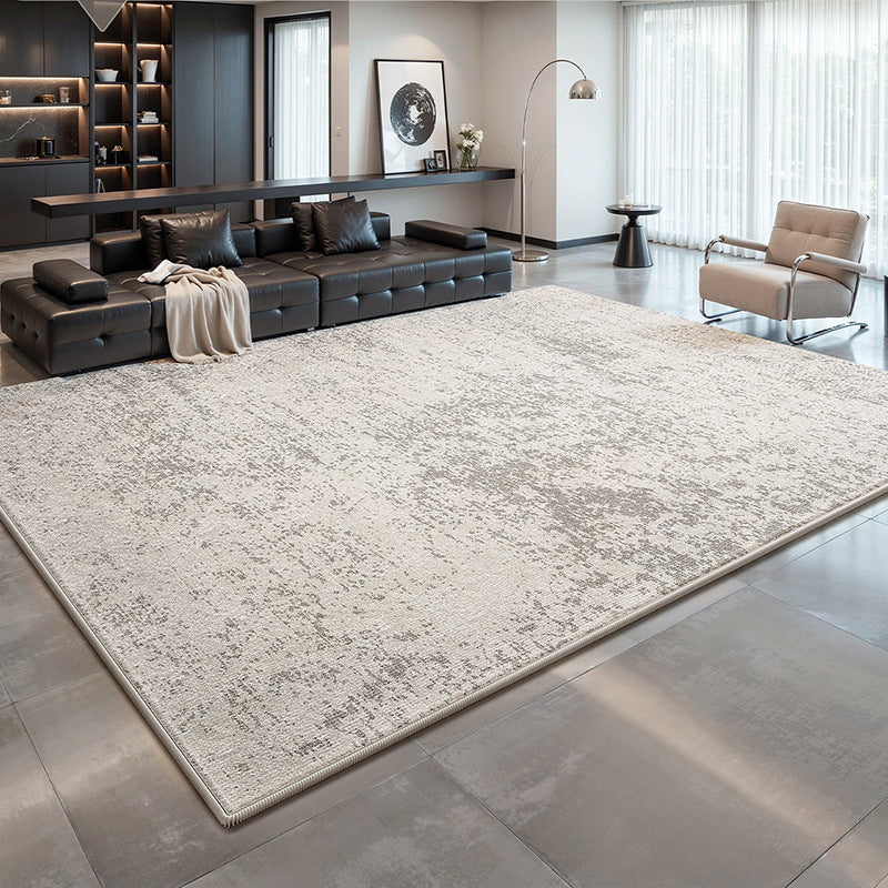 Carpet living room italian light luxury normcore style gray high-end waterproof sofa home floor mat large area full coverage
