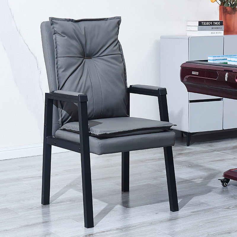 Chess and card room mahjong hall special mahjong chair sedentary comfortable office chair teahouse home thickened double backrest chair