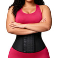 Waist trainer rubber buckle waist belt waist tight latex corset latex body shaping girdle