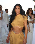 supply european and american women's clothing sexyknitting see-through nightclub suit low-waisted hip skirt suit
