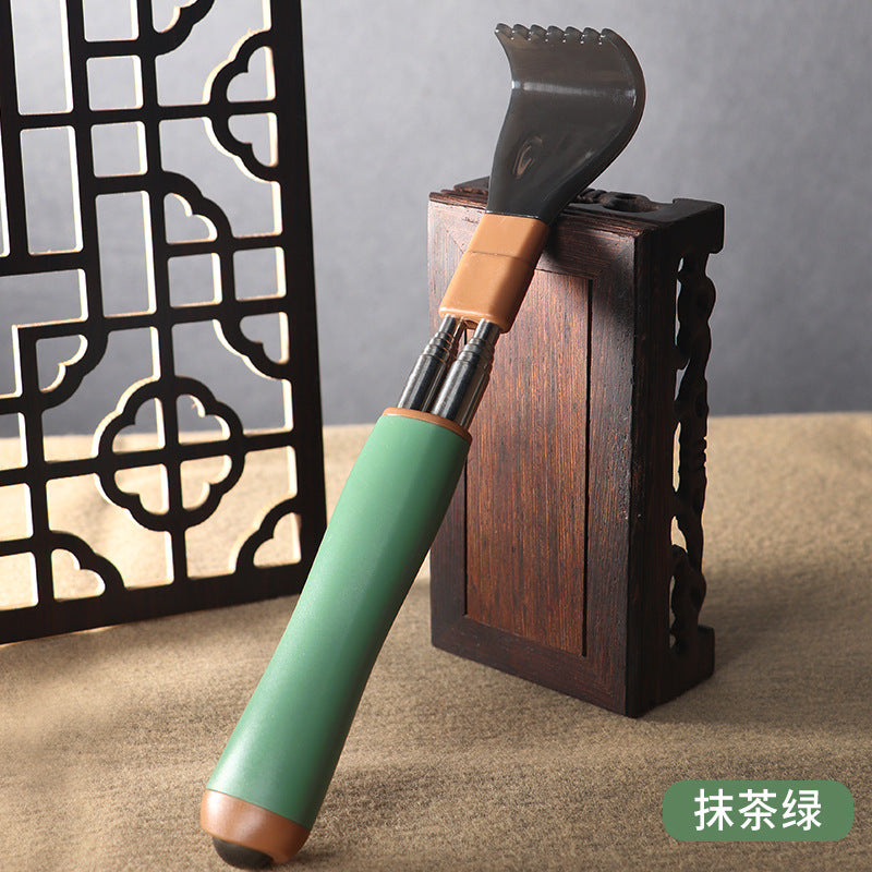 Itchy scratcher, no need to ask for help, scratcher, old man, scratchy scratcher, handy gadget, retractable stainless steel double pole anti-rotation