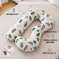 Cotton-green banana leaves