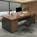 Office desk - minimalist modern manager desk, employee workstation, home computer desk, student study desk, executive desk