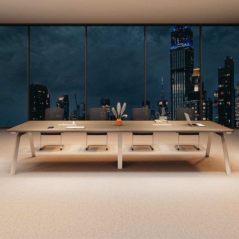 Saint-li conference table long table meeting room furniture office desk and chair set - minimalist modern business style, suitable for small to large training sessions