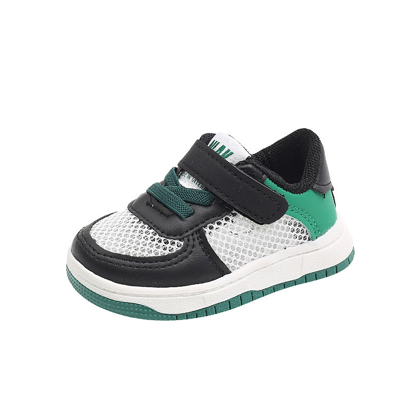 Baby & toddler shoes: summer breathable crib shoes, sandals, hollow-out sneakers, white shoes, and athletic shoes for boys & girls