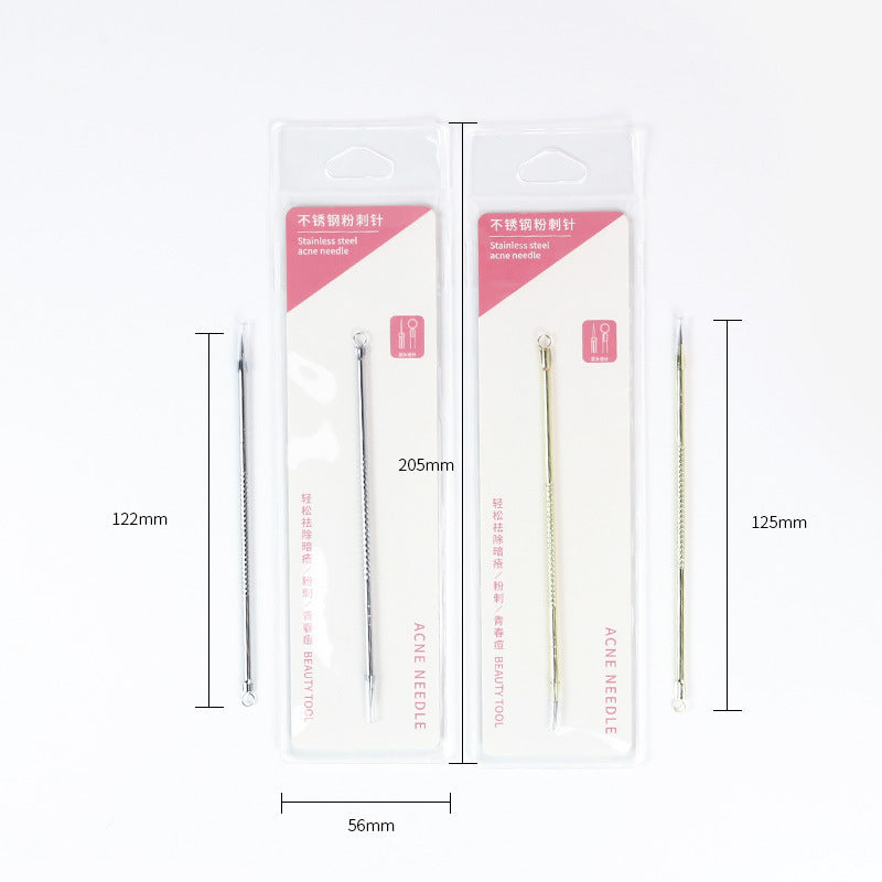 Single pack acne needle stainless steel acne needle pick acne squeeze acne remove blackheads beauty needle beauty tool wholesale