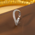 Stylishfashion full diamond copper inlaid zirconium exquisite ring for women summerbest sellingaccessible luxury non-fading easiest for match ring jewelry