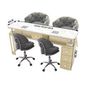 Double 1.6m deluxe table and chair suit