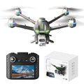 Gt6 drone: gps auto-return, hd aerial photography, extended flight time, brushless motor, 5.64inch large screen remote control aircraft