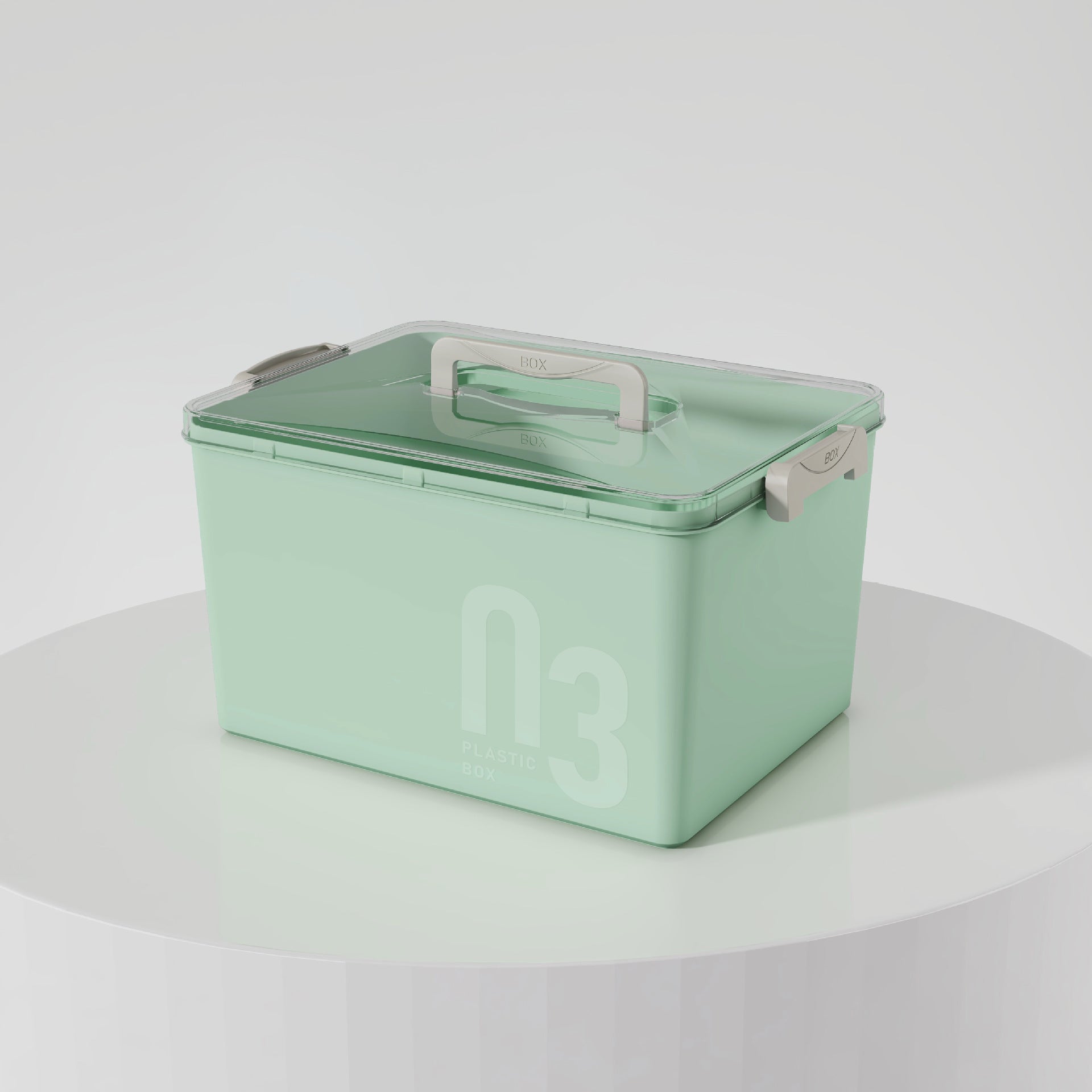 Optional color storage box Household solid color plastic PET finishing box Snacks clothes storage custom storage box