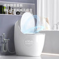 Hotel creative egg-shaped toilet siphon toilet bathroom anti-blocking deodorizing filter water-saving small apartment toilet