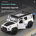 1:43 alloy off-road vehicle model, kids' car model, claw machine pull-back toy car, children's gift wholesale