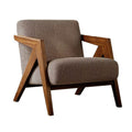Scandinavian solid wood single sofa richard french medieval style living room sofa chair balcony casual chair lazy sofa
