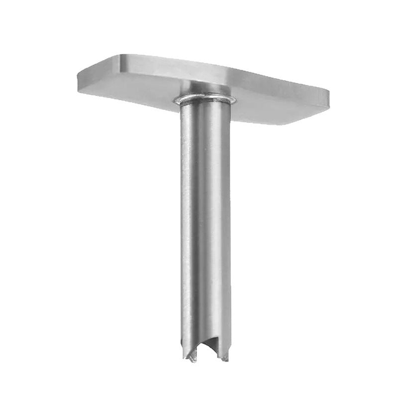 Stainless steel coconut opener - quick coconut drilling tool for fresh coconuts, includes straw insertion tool
