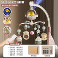 Newborn baby musical mobile, baby soothing hanging toys, rotating crib rattle, stroller mobile, 0-1 year, 3-6 months