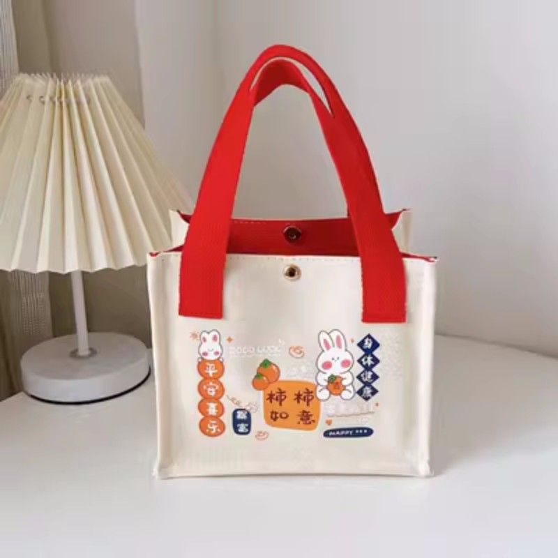 New arrival canvas bag shishi ruyi satchel bag small square bag fashioncasualcute lunch bag satchel bag hand bag