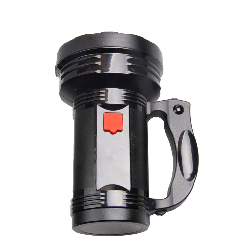 Cross mirror upgrade power bank outdoor strong light searchlight LED charging flashlight 20 watt hole hole portable light