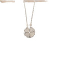Copper inlaid with zirconium, a popular model with multiple diamonds, heart four-leaf clover necklace for women, niche stylefashionaccessible luxury clavicle chain jewelry
