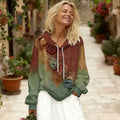 hot-selling women's hoodies, new casual loose long-sleeved hooded sweatshirts, dropshipping available
