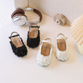 Custom square-toe, closed-toe sandals: stylish new spring collection for kids - round-toe, half-wrap, soft-soled, non-slip princess shoes