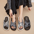 Thick sole slippers for women outwear 2025 summernew arrival cross one-line slippers with a sense of shit-stepping soft bottomfashion sandals