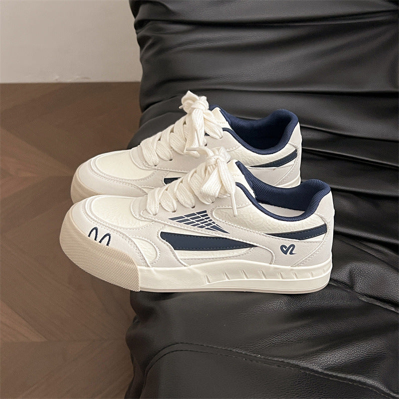 Student sports casual german training shoes 2026new arrivalspring & fall women's shoes thick solewhite shoes with skirt shoes sneakers for women