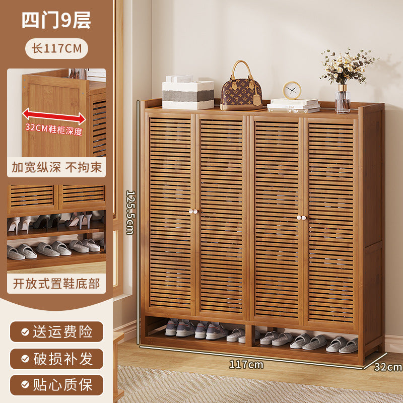 Simple shoe rack at home, large-capacity shoe cabinet at the door, cabinet for storing shoes, dustproof 40 pairs of shoes, new door cabinet