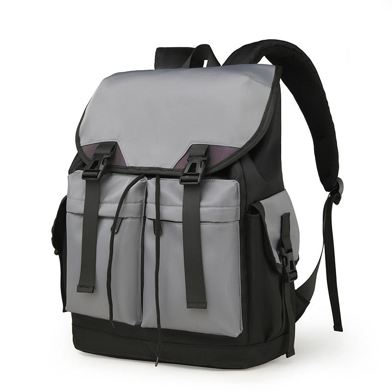 New business commuter travel big backpack male and female college students backpack multi-pocket casual school bag computer bag
